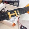 693201563a89a121ed55058f Arrival of Hermès Men's Belt, New H-Letter Interior Buckle, Dual-Sided Use, Imported Elephant Grain Full-Grain Calfskin, 3.8cm Width, Top Quality with NXP Chip Anti-Counterfeit Packaging