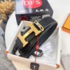 693201563a89a121ed550592 Arrival of Hermès Men's Belt, New H-Letter Interior Buckle, Dual-Sided Use, Imported Elephant Grain Full-Grain Calfskin, 3.8cm Width, Top Quality with NXP Chip Anti-Counterfeit Packaging