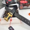 Hermès H Belt, Steel H Buckle with Paved Bricks, Imported Grain Top Layer Cowhide