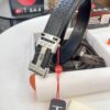 693201583a89a121ed5505ac Hermès H Belt, Steel H Insert Buckle with Paved Bricks, Imported Striped Full-Grain Calfskin, 3.8cm Width, Top Quality with NXP Anti-Counterfeit Chip
