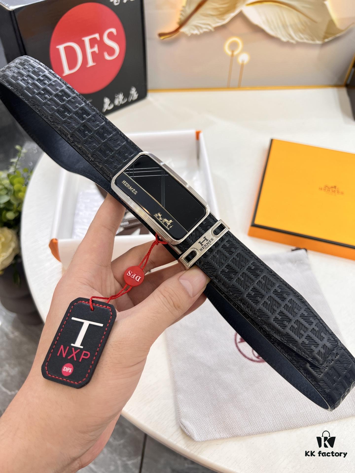 693201593a89a121ed5505b1 Hermès HH Original Factory Direct Order, Hong Kong Duty-Free Gift Box, Automatic Buckle with NXP RFID Tag Verifiable on Official Website, Authentic Anti-Counterfeit Chip