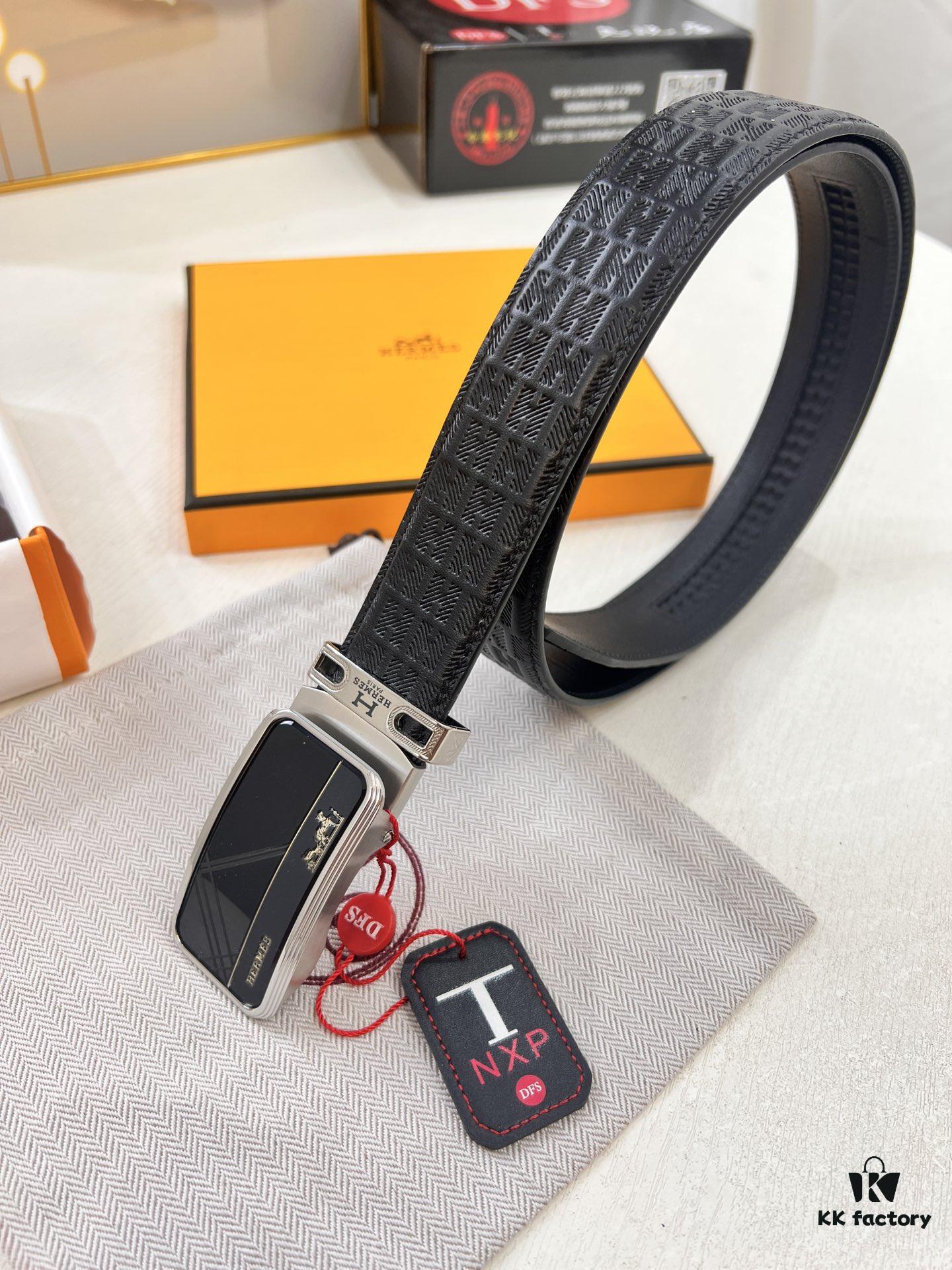 693201593a89a121ed5505b4 Hermès HH Original Factory Direct Order, Hong Kong Duty-Free Gift Box, Automatic Buckle with NXP RFID Tag Verifiable on Official Website, Authentic Anti-Counterfeit Chip