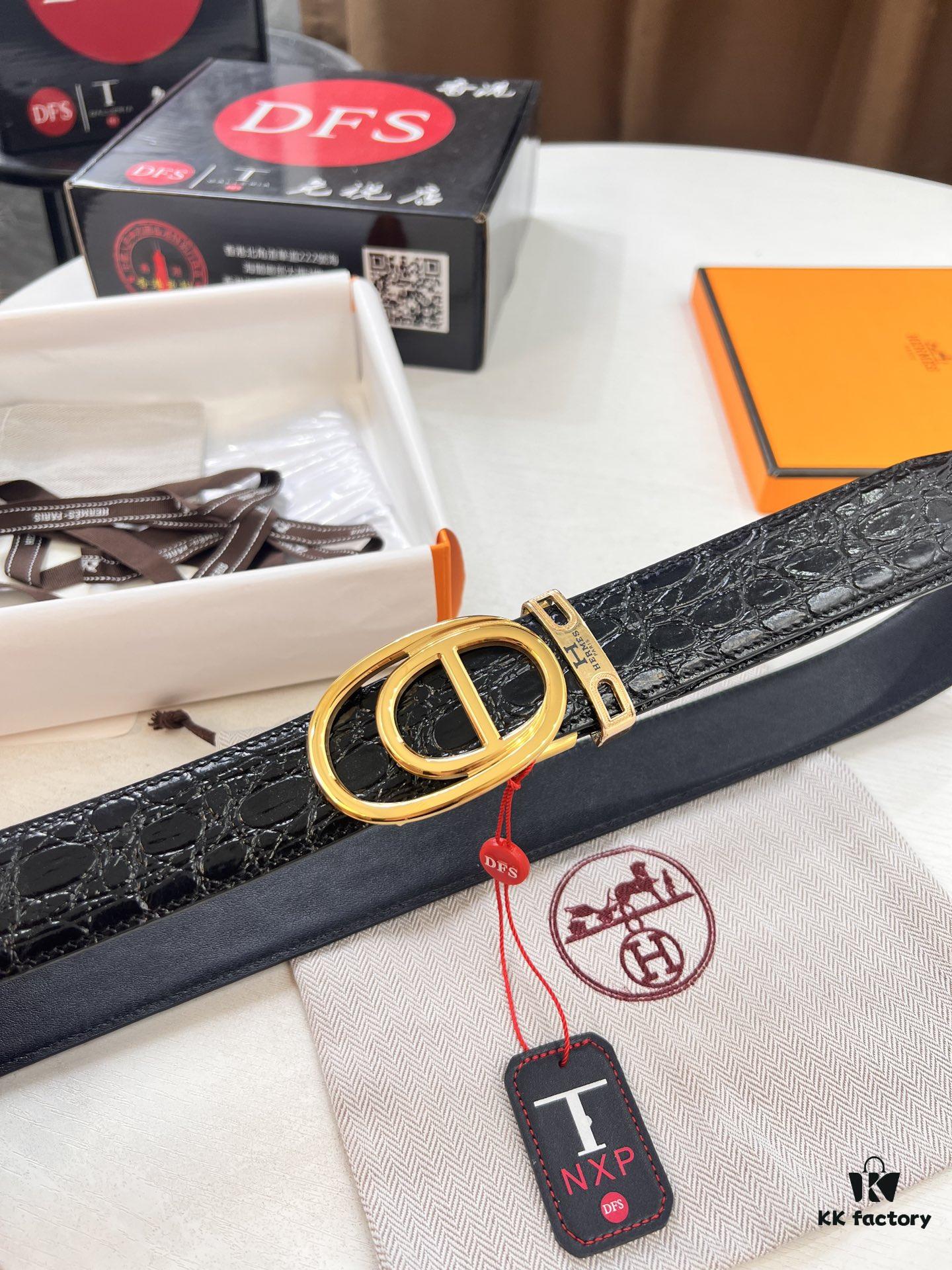 6932015c3a89a121ed5505d5 Hermès HH Original Factory Order, Hong Kong Duty-Free Gift Box (NXP RFID Tag Verifiable on Official Website, Authentic Anti-Counterfeit Chip), Italian Custom Imported Top-Layer Crocodile-Textured Calfskin, Automatic Sliding Buckle, Smooth Grain Calfskin Strap, Fashion Runway Style, Top-Tier Duty-Free Purchase Level, Comparable to Genuine, 3.5cm Width, Guaranteed Quality