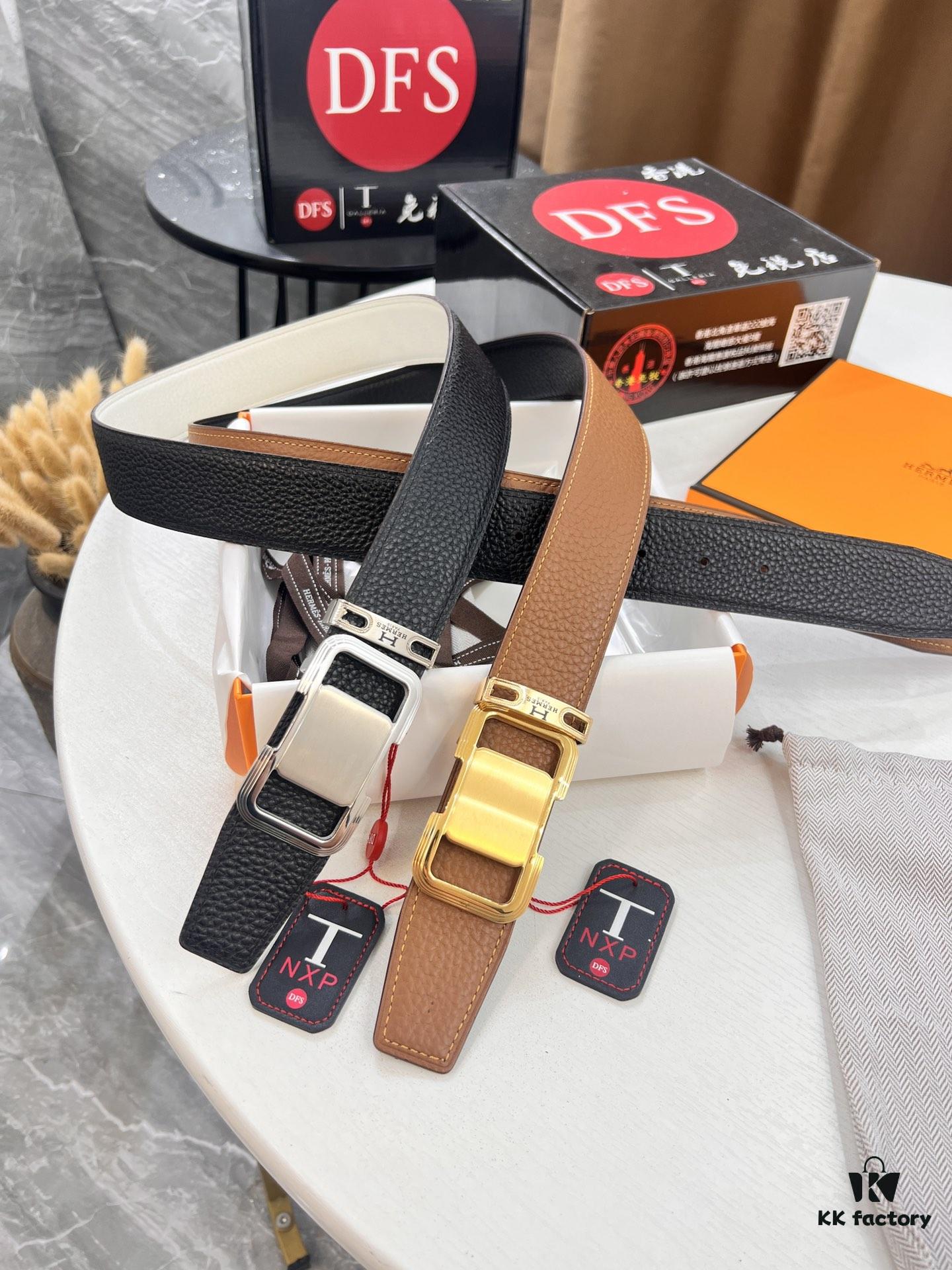 6932015d3a89a121ed5505e8 Hermès H Belt, ZP Molded Stainless Steel Hardware with Electroplated Pattern, Full-Grain Calfskin Leather, Reversible Design, 3.8cm Width