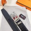 6932015d3a89a121ed5505eb Hermès HH Original Factory Order Boxer Shorts - Italian Imported Full-Grain Calfskin with Embossed Pattern, Automatic Buckle, 3.5cm Width, Luxury Duty-Free Level