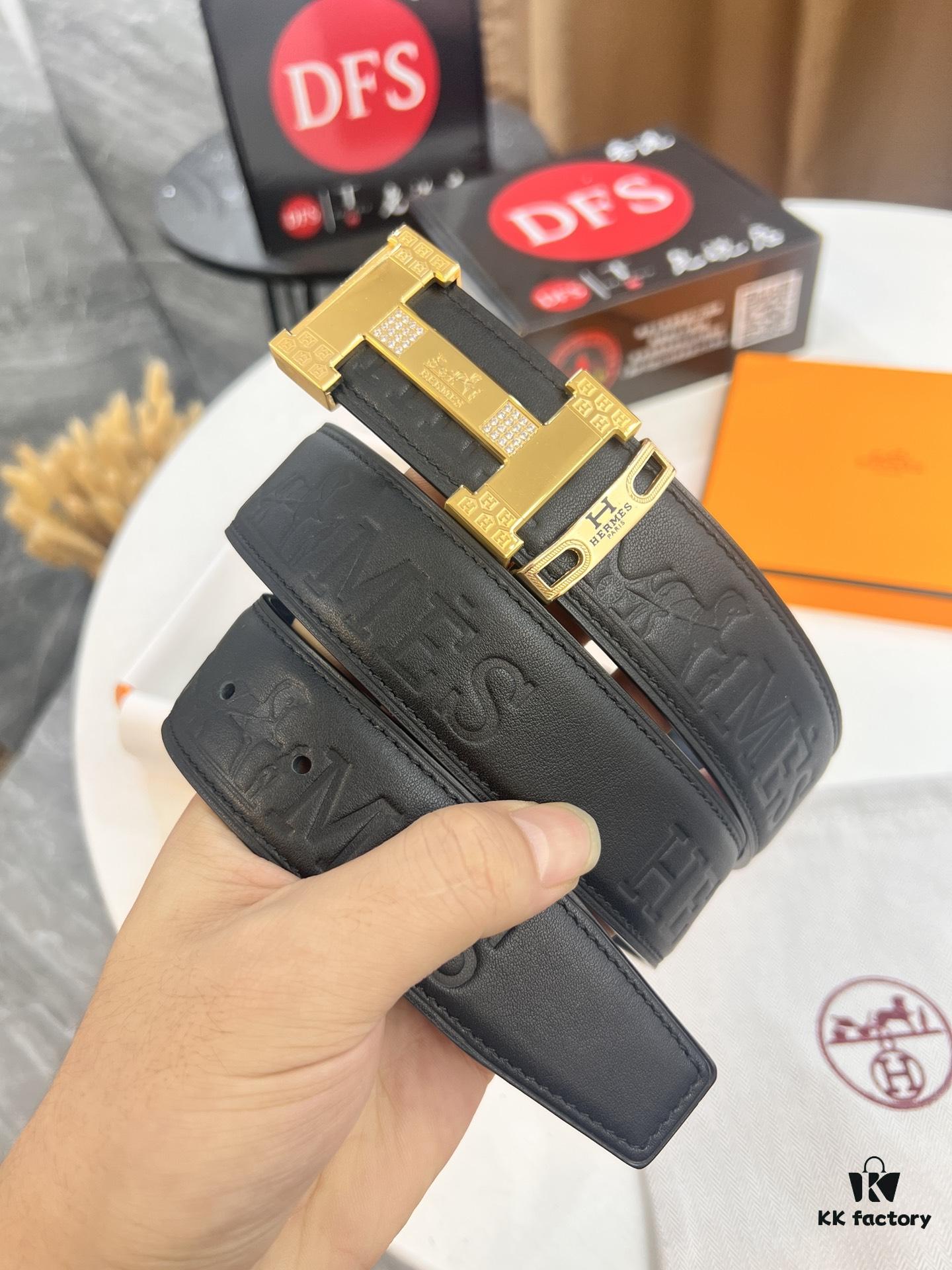 6932015e3a89a121ed5505f8 Hermès H Belt, New Arrival with Paved Steel H Buckle, Full Grain Calfskin Leather, 3.8cm Width, Top Quality