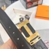 6932015e3a89a121ed5505f9 Hermès H Belt, New Arrival with Paved Steel H Buckle, Full Grain Calfskin Leather, 3.8cm Width, Top Quality