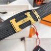 6932015f3a89a121ed550606 Hermès H Belt, New Arrival with Inlaid Brick Stainless Steel H Buckle, ZP-Synchronized Engraved Logo