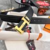 693201603a89a121ed550609 Hermès H Belt, New Arrival with Inlaid Brick Stainless Steel H Buckle, ZP-Synchronized Engraved Logo