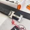 693201603a89a121ed55060f Hermès H Belt, New Arrival, Stainless Steel Inlaid Brick H Buckle, ZP Synchronized Engraved Logo, Imported Horsehide Grain Full-Grain Cattle Leather, 3.8cm Width, Top Quality with NXP Anti-Counterfeit Chip Verification