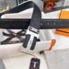 693201603a89a121ed550611 Hermès H Belt, New Arrival, Stainless Steel Inlaid Brick H Buckle, ZP Synchronized Engraved Logo, Imported Horsehide Grain Full-Grain Cattle Leather, 3.8cm Width, Top Quality with NXP Anti-Counterfeit Chip Verification