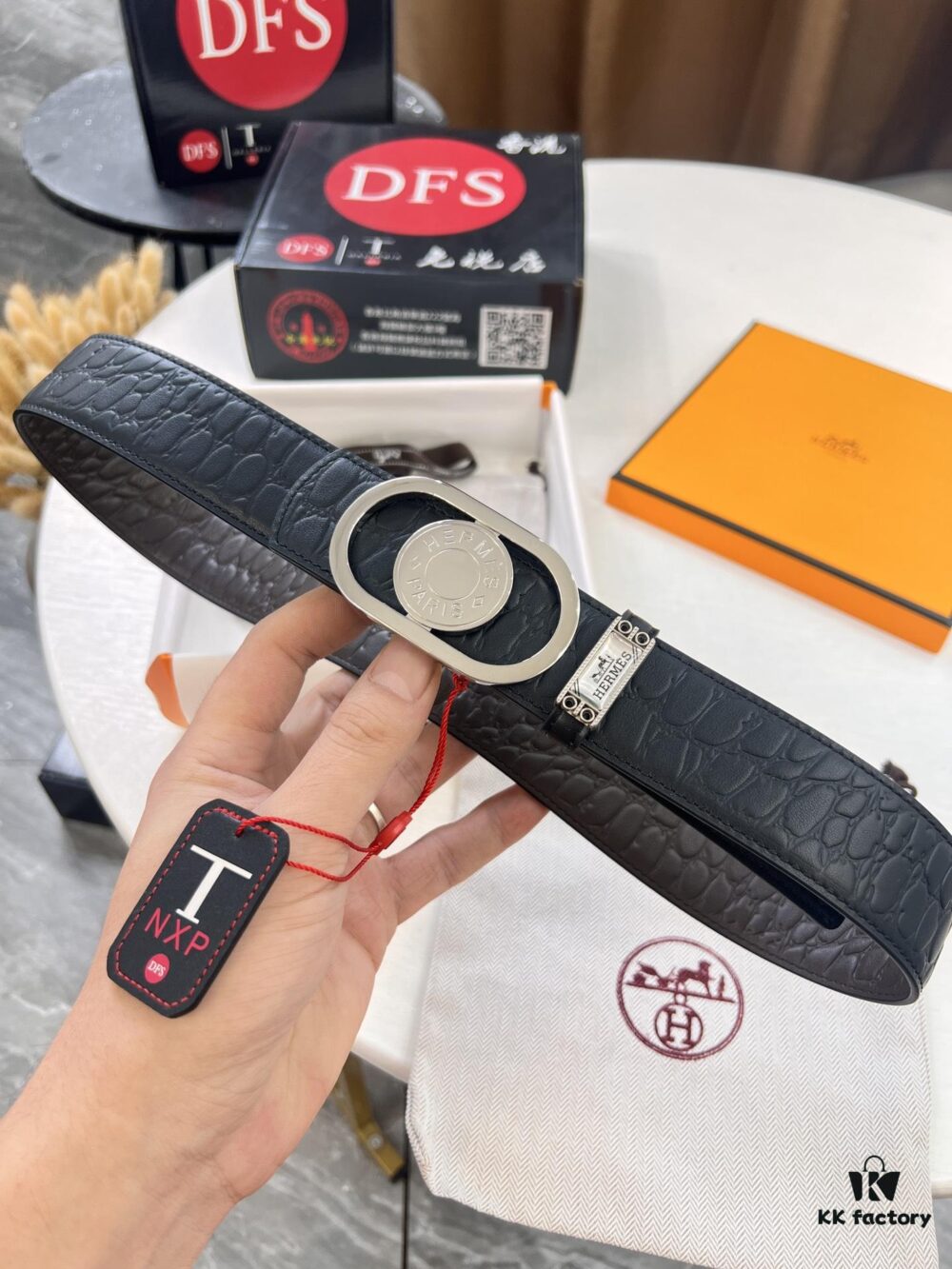 Arrival of Men's Hermès Belt with New H-Inner Buckle, Dual-Sided Use, Imported Stone-Grain Full-Grain Leather, 3.8cm Width, Top Quality with NXP Chip Authentication