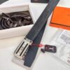 693201653a89a121ed550654 Hermès Men's Belt, Genuine Top-Layer Calfskin with Engraved Horse Carriage Logo, Steel Hardware, 3.8cm Width