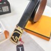 693201683a89a121ed550672 Hermès Men's Belt, Top Grain Cowhide with Engraved Metal Buckle, 3.8cm Width, Tan Color, Adjustable Length