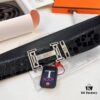 6932016b3a89a121ed5506a0 Hermès H Belt, New Arrival, Stainless Steel H Internal Buckle, ZP Synchronized Engraved Logo, 3.8cm Width, Top Quality Genuine Crocodile Grain Top Layer Calfskin Leather, Imported Leather, Mold-Customized Design, Supports Authentication via NXP Chip in Duty-Free Packaging