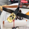 6932016d3a89a121ed5506b2 Hermès (Men's) Belt, Top Grain Cowhide Leather with Engraved Buckle, 3.8cm Width, Adjustable Length, Original Imported Embossed Horsehead Design, Ideal for Gifting