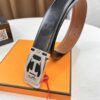 6932016d3a89a121ed5506b8 Hermès Men's Belt, Top Grain Cowhide Leather with Engraved Buckle, 3.8cm Width, Adjustable Length, Original Imported Embossed Horse Head Design
