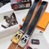 6932016d3a89a121ed5506ba Hermès Men's Belt, Top Grain Cowhide Leather with Engraved Buckle, 3.8cm Width, Adjustable Length, Original Imported Embossed Horse Head Design