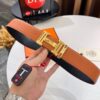 6932016f3a89a121ed5506cc Hermès Men's Belt, Letter-Inlay Buckle, ZP-Synchronized Steel Logo, Imported Pebbled Full-Grain Leather, 3.8cm Width, Top-Tier Quality