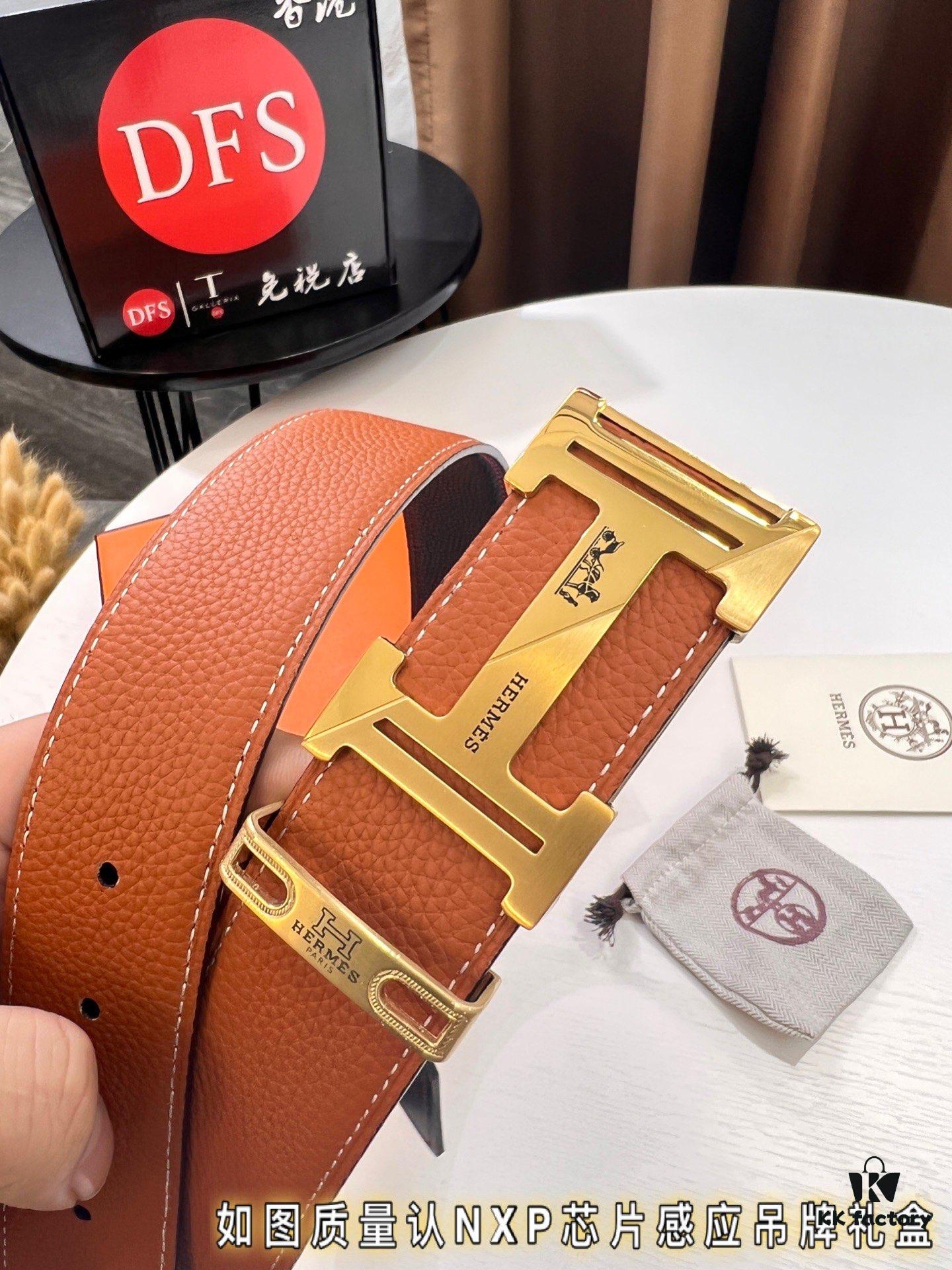 6932016f3a89a121ed5506ce Hermès Men's Belt, Letter-Inlay Buckle, ZP-Synchronized Steel Logo, Imported Pebbled Full-Grain Leather, 3.8cm Width, Top-Tier Quality