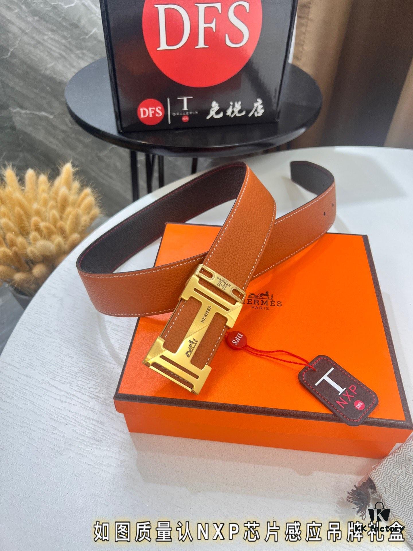 6932016f3a89a121ed5506d1 Hermès Men's Belt, Letter-Inlay Buckle, ZP-Synchronized Steel Logo, Imported Pebbled Full-Grain Leather, 3.8cm Width, Top-Tier Quality