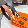 6932016f3a89a121ed5506d2 Hermès Men's Belt, Letter-Inlay Buckle, ZP-Synchronized Steel Logo, Imported Pebbled Full-Grain Leather, 3.8cm Width, Top-Tier Quality