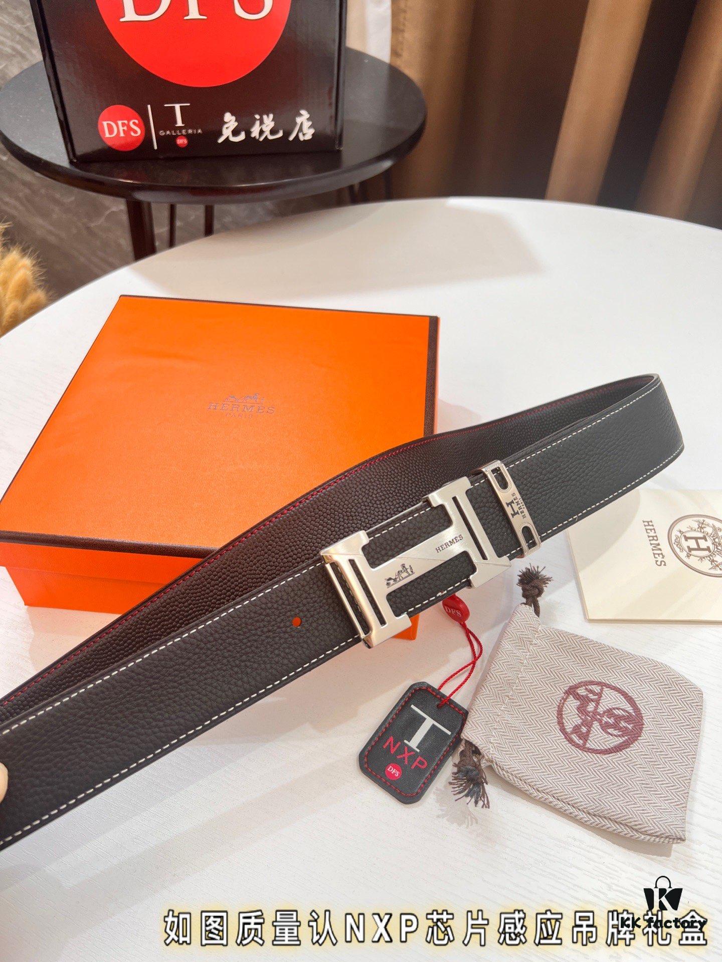 6932016f3a89a121ed5506d4 Arrival Hermes Men's Belt with Letter Inner Buckle, ZP Synchronized Steel Stamp Logo, Imported Pebbled and Lychee Texture Full-Grain Leather, 3.8cm Trendy Brand Belt Available on Official Website