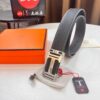 693201703a89a121ed5506d8 Arrival Hermes Men's Belt with Letter Inner Buckle, ZP Synchronized Steel Stamp Logo, Imported Pebbled and Lychee Texture Full-Grain Leather, 3.8cm Trendy Brand Belt Available on Official Website