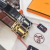 693201703a89a121ed5506e0 Hermès H Belt, New Arrival, Stainless Steel H Internal Buckle, Genuine Crocodile-Texture Top Layer Cowhide, 3.8cm Width, Premium Quality
