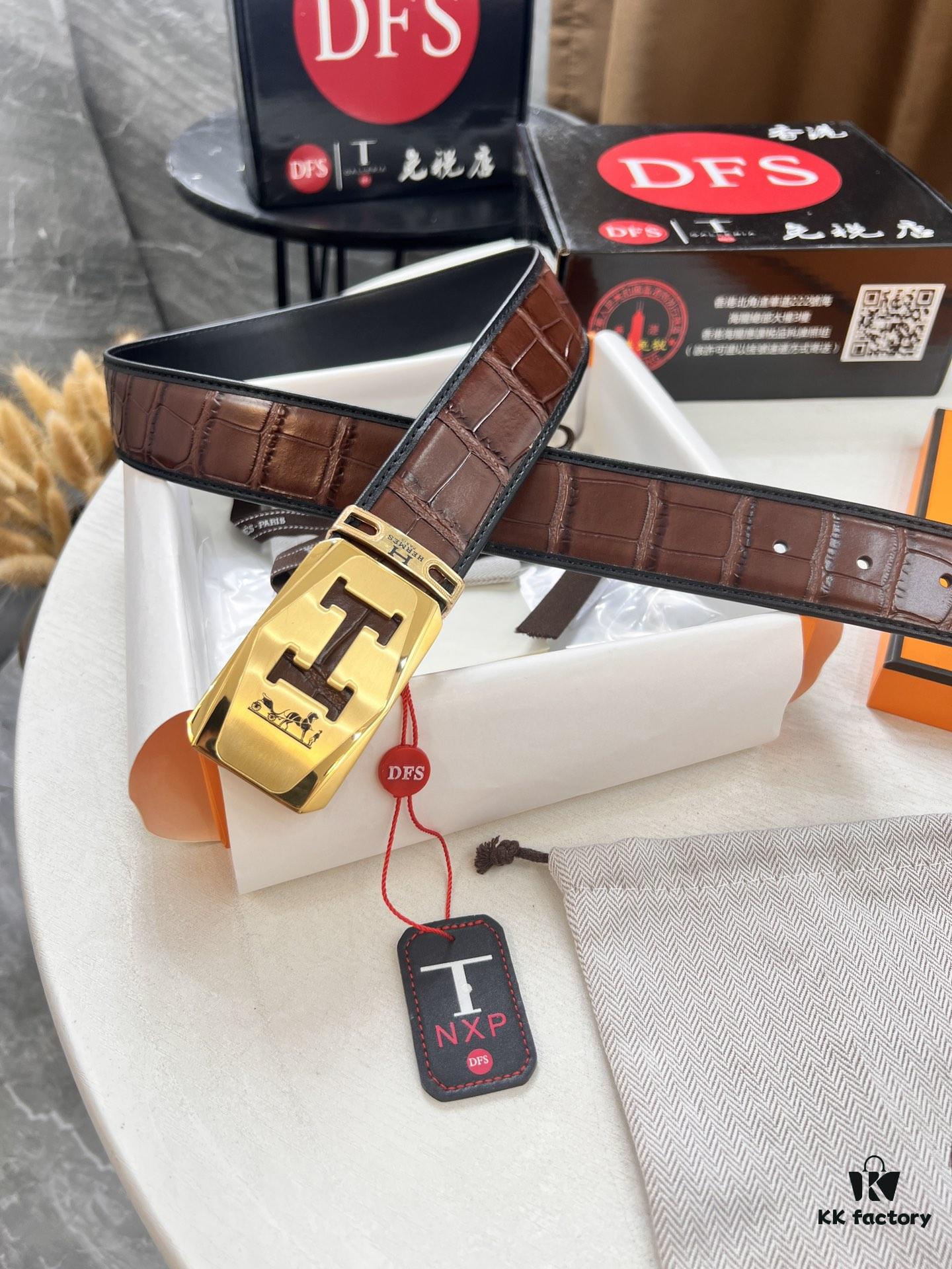 693201713a89a121ed5506e5 Top-Quality Original Leather Belt with Hong Kong Duty-Free Gift Box (NXP RFID Tag for Official Authentication, Genuine Anti-Counterfeit Chip)