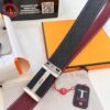 693201723a89a121ed5506f3 Hermès Men's Belt, Wine Red Fine-Grain Full-Grain Calfskin, 3.8cm Width, Original Imported Pin Buckle with H-Logo Stainless Steel Hardware