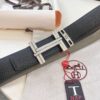 693201743a89a121ed55070c Hermès H Belt, ZP Mold Made, Full H Plated Pattern Stainless Steel Hardware, Original Crispy Grain Leather, Reversible Design, Top Quality