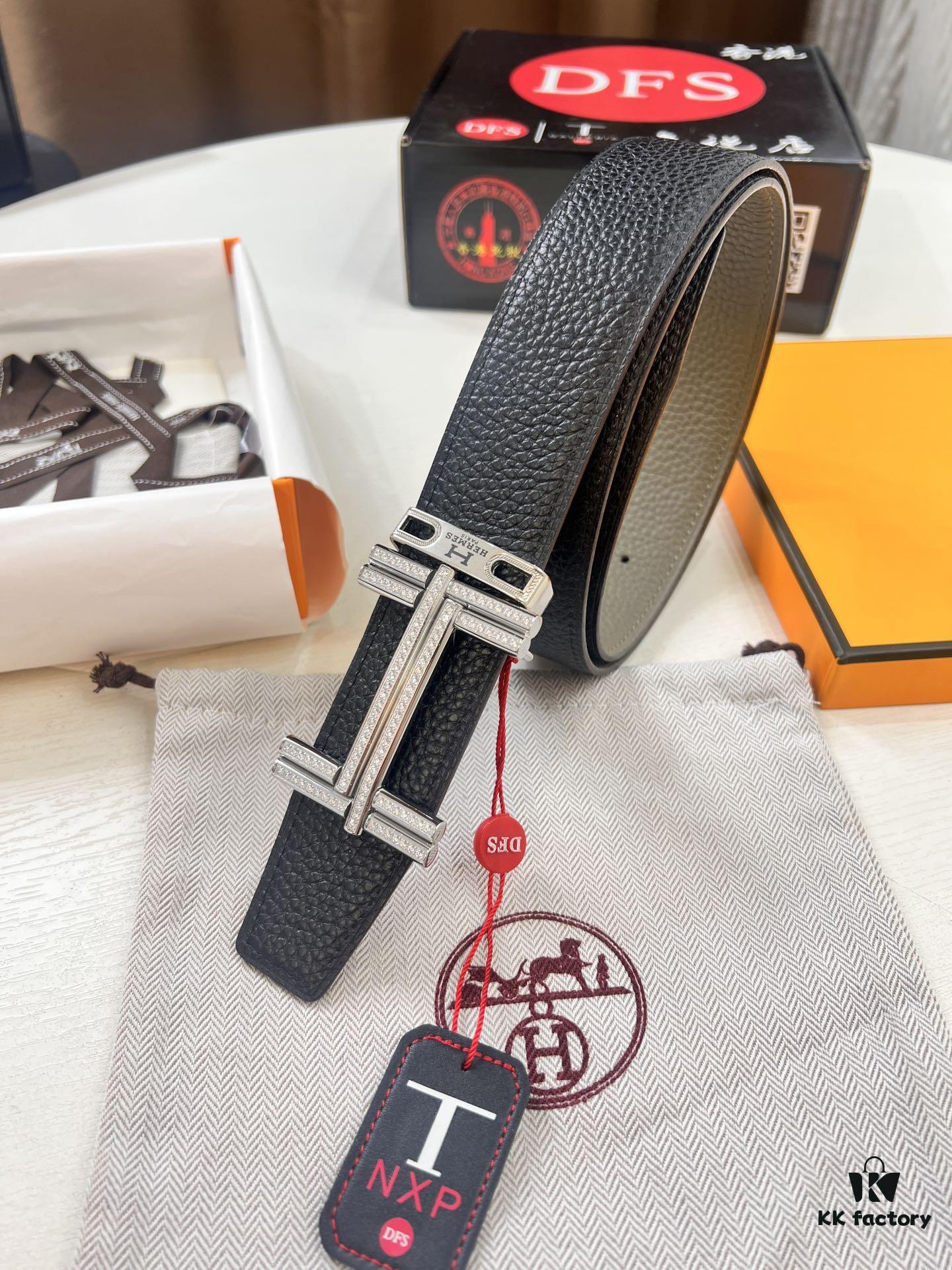 693201743a89a121ed55070e Hermès H Belt, ZP Mold Made, Full H Plated Pattern Stainless Steel Hardware, Original Crispy Grain Leather, Reversible Design, Top Quality