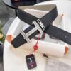 693201743a89a121ed55070f Hermès H Belt, ZP Mold Made, Full H Plated Pattern Stainless Steel Hardware, Original Crispy Grain Leather, Reversible Design, Top Quality