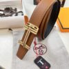 693201743a89a121ed550715 Arrival 🎺 Real Photo Hermes H Belt, ZP Mold Made, Electroplated Full H Pattern Stainless Steel Hardware, Original Factory Crust Leather with Crocodile Texture, Reversible Design, Top Grain Cowhide, 3.8cm Width