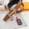 693201753a89a121ed550716 Arrival 🎺 Real Photo Hermes H Belt, ZP Mold Made, Electroplated Full H Pattern Stainless Steel Hardware, Original Factory Crust Leather with Crocodile Texture, Reversible Design, Top Grain Cowhide, 3.8cm Width
