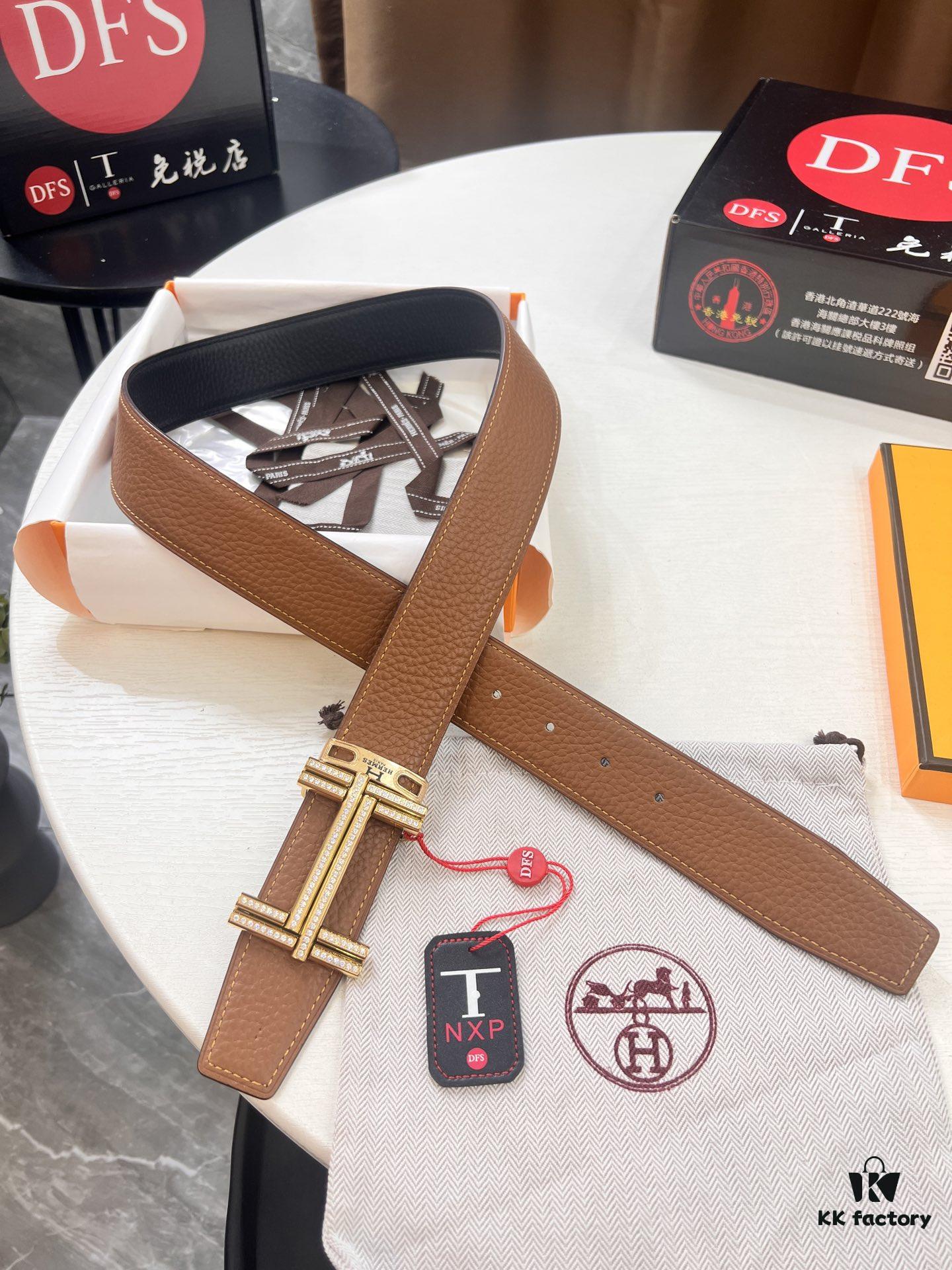 693201753a89a121ed550717 Arrival 🎺 Real Photo Hermes H Belt, ZP Mold Made, Electroplated Full H Pattern Stainless Steel Hardware, Original Factory Crust Leather with Crocodile Texture, Reversible Design, Top Grain Cowhide, 3.8cm Width