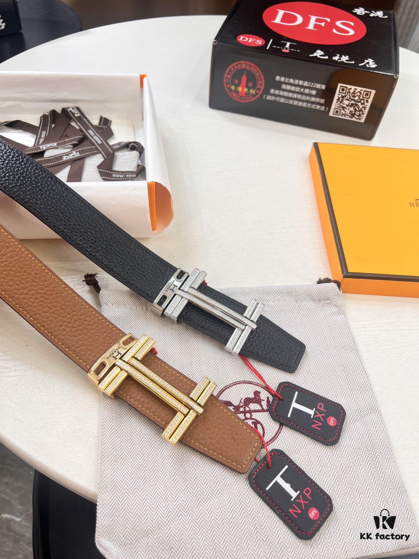 693201753a89a121ed550718 Arrival 🎺 Real Photo Hermes H Belt, ZP Mold Made, Electroplated Full H Pattern Stainless Steel Hardware, Original Factory Crust Leather with Crocodile Texture, Reversible Design, Top Grain Cowhide, 3.8cm Width
