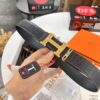 693201753a89a121ed550720 Hermès H Belt, New Arrival, Stainless Steel H Internal Buckle, ZP Synchronized Engraved Logo, 3.8cm Width, Premium Crocodile Belly and Top Layer Calfskin Leather