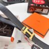 693201763a89a121ed550724 Hermès H Belt, New Arrival, Stainless Steel H Internal Buckle, ZP Synchronized Engraved Logo, 3.8cm Width, Premium Crocodile Belly and Top Layer Calfskin Leather