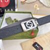 693201793a89a121ed550744 Gucci Men's Belt, 4.0cm Wide, Embossed Cowhide Leather, GG Buckle, ZP Molded Latest Design, Genuine Quality with NXP Anti-Counterfeit Chip