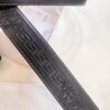 Versace Automatic Buckle Belt, Custom Embossed Top-Grade Imported Calfskin with Fine Grain, 3.5cm Width, Luxury Business Formal Belt with Steel Hardware