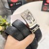 693201b03a89a121ed550765 Versace Automatic Buckle Belt, Custom Embossed Top-Grade Imported Cowhide, 3.5cm Width, Luxury Business Formal Accessory