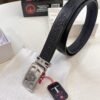 693201b03a89a121ed550767 Versace Automatic Buckle Belt, Custom Embossed Top-Grade Imported Cowhide, 3.5cm Width, Luxury Business Formal Accessory