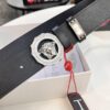 Versace Medusa Belt - Original Factory Order, Italian Imported Smooth Calfskin, 3.8cm Width, Authentic Hardware with NXP RFID Tag