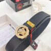 693201b33a89a121ed550792 Versace Genuine Leather Belt with Medusa Head Buckle – Original Order, Italian Imported Smooth Calfskin, 3.8cm Width