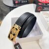693201b33a89a121ed550797 Versace Belt 2023 New Arrival Genuine Top Grain Calfskin Leather Belt with Medusa Head Embossing and Stainless Steel Hardware