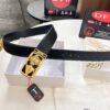 693201b43a89a121ed550798 Versace Belt 2023 New Arrival Genuine Top Grain Calfskin Leather Belt with Medusa Head Embossing and Stainless Steel Hardware