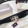 693201b43a89a121ed55079c Versace Belt, New Style, Top-Quality Genuine Leather with Medusa Head Embossing, Fashionable Brand Design, Soft Leather Texture, Precision Stainless Steel Hardware, 3.8cm Width