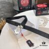 Versace Automatic Buckle Belt, Premium Cowhide with Medusa Embossing, 3.5cm Width, Top-Quality Business Formal Leather Belt
